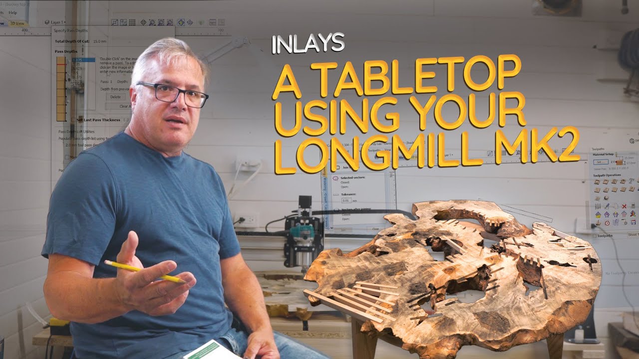 Making a Unique Tabletop Inlay on the LongMill MK2 CNC