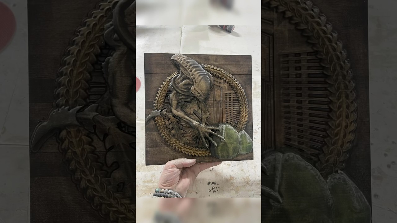 March 29 - April 5, 2024 "Painted Projects" Contest #cnc #shorts