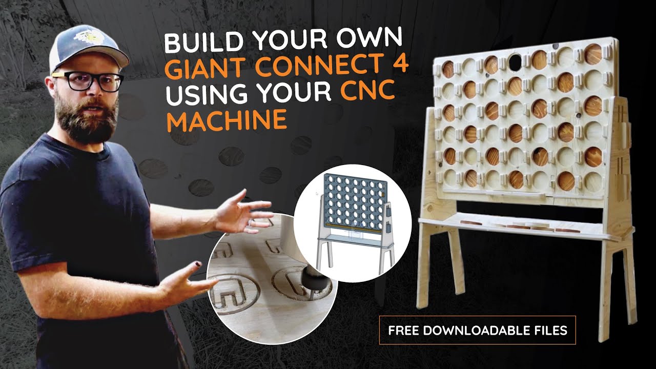 Build Your Own Giant CONNECT4 on Your CNC Machine
